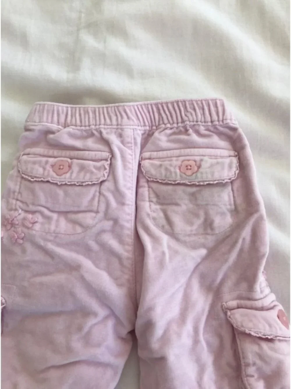 Baby Gap Pale Pink Velvet Pants